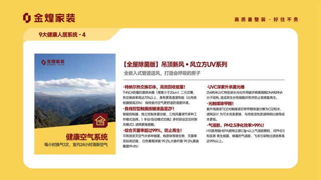 康人居系统赋能高品质住宅新时代EVO真人平台金煌家装九大健(图6)